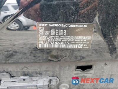 Zdjęcie 13 z 13 samochodu: 2019 BMW 330XI VIN:WBA5R7C5XKAJ81677 - miniatura