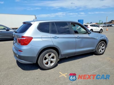 Trzecie zdjęcie samochodu z tyłu: 2012 BMW X3 XDRIVE28I VIN:5UXWX5C59CL726421 - miniatura