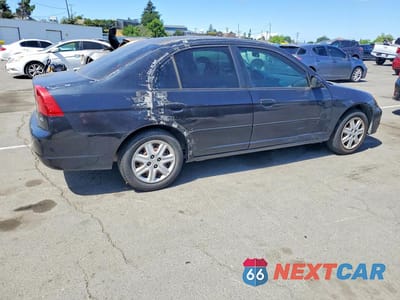 Trzecie zdjęcie samochodu z tyłu: 2003 HONDA CIVIC EX VIN:2HGES26763H509740 - miniatura