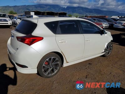 Trzecie zdjęcie samochodu z tyłu: 2016 SCION IM BASE VIN:JTNKARJE6GJ500443 - miniatura