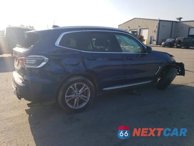 Trzecie zdjęcie samochodu z tyłu: 2020 BMW X3 XDRIVE30I VIN:5UXTY5C09L9C29003 - miniatura