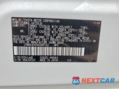 Zdjęcie 13 z 13 samochodu: 2010 TOYOTA RAV4 LIMITED VIN:JTMDK4DV0A5089162 - miniatura
