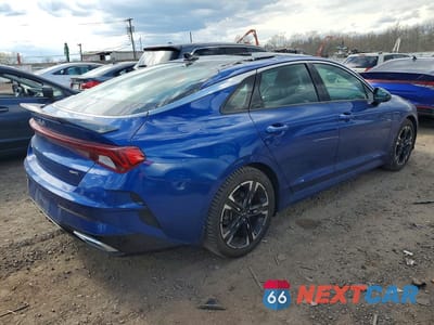 Trzecie zdjęcie samochodu z tyłu: 2022 KIA K5 GT-LINE VIN:5XXG64J29NG129848 - miniatura