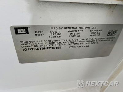 Zdjęcie 13 z 13 samochodu: 2017 CHEVROLET MALIBU LS VIN:1G1ZC5ST0HF215155 - miniatura