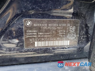 Zdjęcie 12 z 12 samochodu: 2008 BMW 328 XI VIN:WBAVC935X8K038938 - miniatura