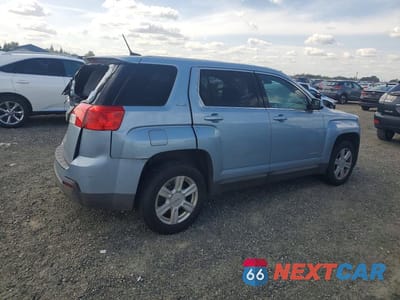 Trzecie zdjęcie samochodu z tyłu: 2014 GMC TERRAIN SLE VIN:2GKALMEK1E6181688 - miniatura