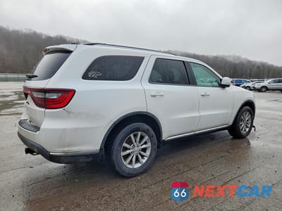 Trzecie zdjęcie samochodu z tyłu: 2016 DODGE DURANGO SXT VIN:1C4RDJAGXGC309223 - miniatura