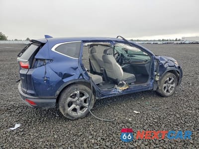 Trzecie zdjęcie samochodu z tyłu: 2019 HONDA CR-V EX VIN:5J6RW2H56KA019824 - miniatura