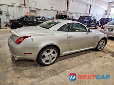 Trzecie zdjęcie samochodu z tyłu: 2002 LEXUS SC 430 VIN:JTHFN48Y920021847 - miniatura