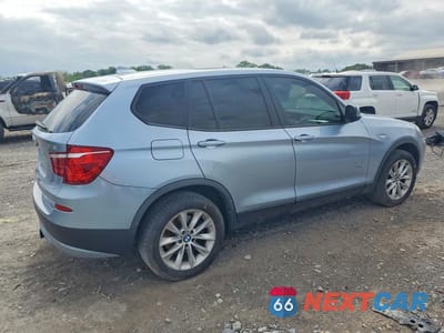Trzecie zdjęcie samochodu z tyłu: 2013 BMW X3 XDRIVE28I VIN:5UXWX9C57D0A11988 - miniatura