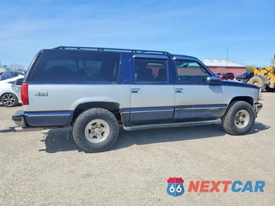 Trzecie zdjęcie samochodu z tyłu: 1997 CHEVROLET SUBURBAN K1500 VIN:1GNFK16R1VJ345577 - miniatura
