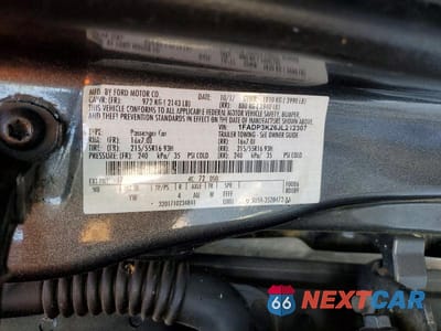Zdjęcie 12 z 12 samochodu: 2018 FORD FOCUS SE VIN:1FADP3K26JL212307 - miniatura