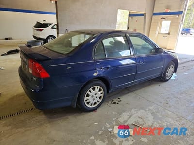 Trzecie zdjęcie samochodu z tyłu: 2004 HONDA CIVIC EX AUTOMATIC VIN:2HGES166X4H553081 - miniatura