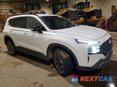 Czwarte zdjęcie samochodu z boku: 2022 HYUNDAI SANTA FE SEL VIN:5NMS3DALXNH451296 - miniatura