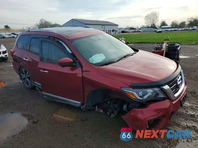 Czwarte zdjęcie samochodu z boku: 2017 NISSAN PATHFINDER PLATINUM VIN:5N1DR2MM5HC632286 - miniatura