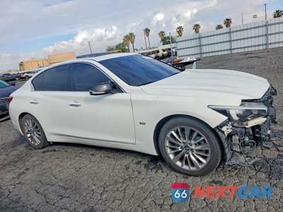 Czwarte zdjęcie samochodu z boku: 2019 INFINITI Q50 3.0T LUXE VIN:JN1EV7AP6KM515885 - miniatura