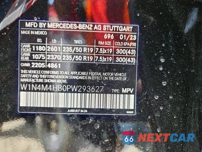 Zdjęcie 14 z 14 samochodu: 2023 MERCEDES-BENZ GLB 250 4MATIC VIN:W1N4M4HB0PW293627 - miniatura