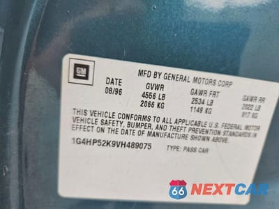 Zdjęcie 12 z 12 samochodu: 1997 BUICK LESABRE CUSTOM VIN:1G4HP52K9VH489075 - miniatura