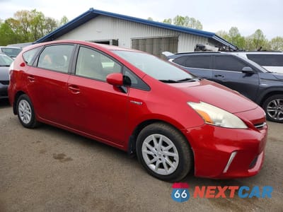 Czwarte zdjęcie samochodu z boku: 2012 TOYOTA PRIUS V THREE VIN:JTDZN3EU5C3066276 - miniatura