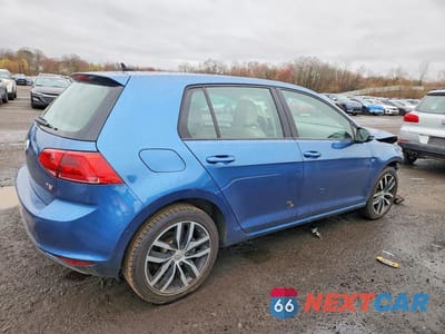 Trzecie zdjęcie samochodu z tyłu: 2017 VOLKSWAGEN GOLF S VIN:3VW217AU8HM016422 - miniatura
