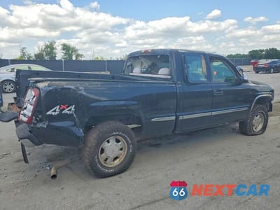 Trzecie zdjęcie samochodu z tyłu: 1999 GMC NEW SIERRA K1500 VIN:1GTEK19T2XE550686 - miniatura