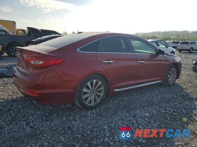 Trzecie zdjęcie samochodu z tyłu: 2015 HYUNDAI SONATA SPORT VIN:5NPE34AF3FH078579 - miniatura