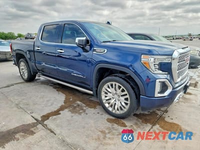 Czwarte zdjęcie samochodu z boku: 2019 GMC SIERRA K1500 DENALI VIN:1GTU9FEL8KZ127882 - miniatura