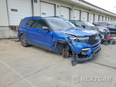 Czwarte zdjęcie samochodu z boku: 2020 FORD EXPLORER ST VIN:1FM5K8GC9LGA51020 - miniatura