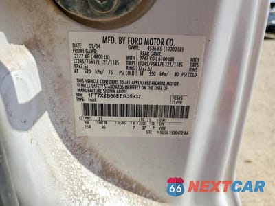 Zdjęcie 12 z 12 samochodu: 2014 FORD F250 SUPER DUTY VIN:1FT7X2B66EEB35937 - miniatura