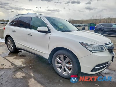 Czwarte zdjęcie samochodu z boku: 2014 ACURA MDX ADVANCE VIN:5FRYD4H82EB001893 - miniatura