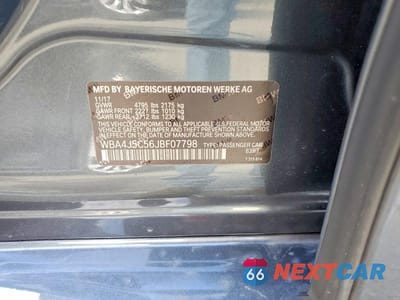 Zdjęcie 12 z 12 samochodu: 2018 BMW 440I GRAN COUPE VIN:WBA4J5C56JBF07798 - miniatura