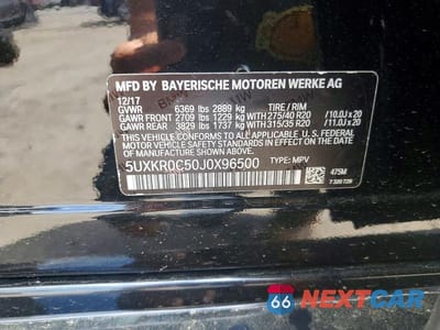 Zdjęcie 13 z 13 samochodu: 2018 BMW X5 XDRIVE35I VIN:5UXKR0C50J0X96500 - miniatura