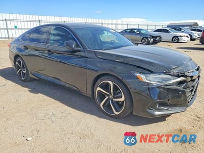 Czwarte zdjęcie samochodu z boku: 2021 HONDA ACCORD SPORT VIN:1HGCV2F36MA012182 - miniatura