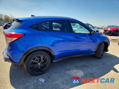 Trzecie zdjęcie samochodu z tyłu: 2021 HONDA HR-V SPORT VIN:3CZRU6H14MM754320 - miniatura