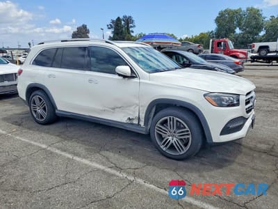 Czwarte zdjęcie samochodu z boku: 2022 MERCEDES-BENZ GLS 450 4MATIC VIN:4JGFF5KE1NA594089 - miniatura