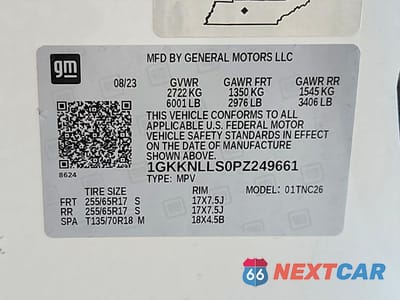 Zdjęcie 13 z 13 samochodu: 2023 GMC ACADIA VIN:1GKKNLLS0PZ249661 - miniatura