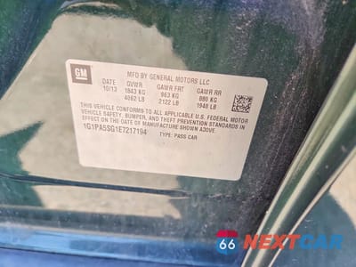 Zdjęcie 13 z 13 samochodu: 2014 CHEVROLET CRUZE LS VIN:1G1PA5SG1E7217194 - miniatura