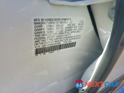 Zdjęcie 13 z 13 samochodu: 2023 ACURA MDX TYPE S ADVANCE VIN:5J8YD8H84PL001968 - miniatura