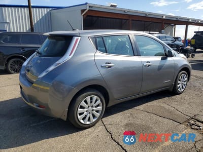 Trzecie zdjęcie samochodu z tyłu: 2015 NISSAN LEAF S VIN:1N4AZ0CP2FC310165 - miniatura