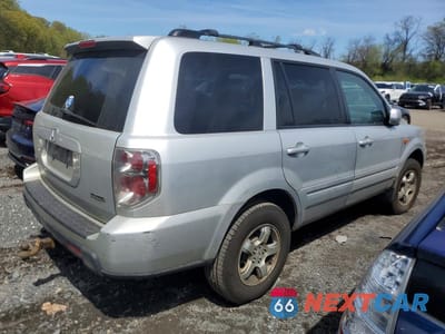 Trzecie zdjęcie samochodu z tyłu: 2008 HONDA PILOT EX VIN:5FNYF18408B006165 - miniatura