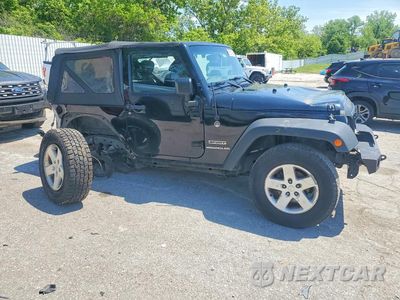 Czwarte zdjęcie samochodu z boku: 2016 JEEP WRANGLER SPORT VIN:1C4GJWAG2GL196011 - miniatura