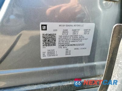 Zdjęcie 12 z 12 samochodu: 2021 CHEVROLET TRAVERSE LT VIN:1GNEVGKW2MJ132122 - miniatura