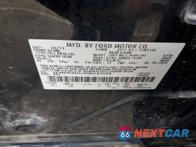 Zdjęcie 13 z 13 samochodu: 2013 FORD EDGE LIMITED VIN:2FMDK4KC4DBC21028 - miniatura