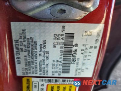 Zdjęcie 12 z 12 samochodu: 2016 FORD FUSION SE VIN:3FA6P0H70GR271616 - miniatura