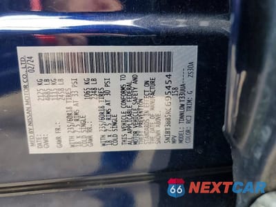 Zdjęcie 13 z 13 samochodu: 2024 NISSAN ROGUE SV VIN:5N1BT3BB5RC695454 - miniatura