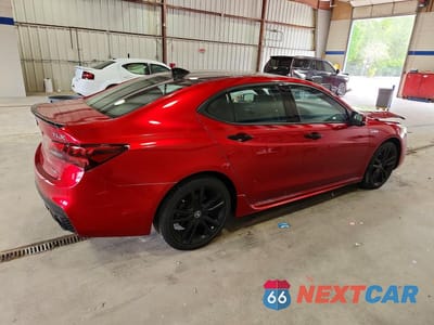 Trzecie zdjęcie samochodu z tyłu: 2020 ACURA TLX ADVANCE VIN:19UUB3F88LY000068 - miniatura