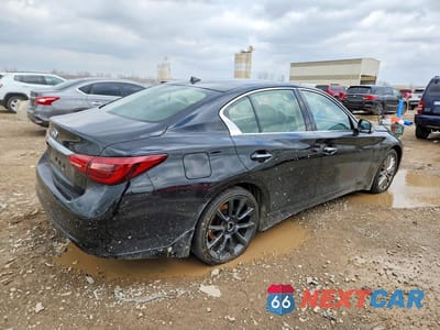 Trzecie zdjęcie samochodu z tyłu: 2020 INFINITI Q50 3.0T LUXE VIN:JN1EV7AR6LM256169 - miniatura