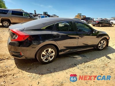 Trzecie zdjęcie samochodu z tyłu: 2018 HONDA CIVIC LX VIN:19XFC2F55JE012346 - miniatura