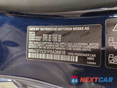 Zdjęcie 12 z 12 samochodu: 2015 BMW 435I VIN:WBA3T7C51F5A36618 - miniatura