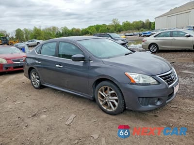 Czwarte zdjęcie samochodu z boku: 2013 NISSAN SENTRA S VIN:3N1AB7AP2DL622498 - miniatura